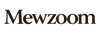 Mewzoom logo for modern solid wood cat furniture and indoor cat products.